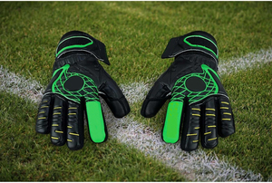Gants de gardien de but de football en latex, personnalisés, professionnels, imperméables, respirants, à doigts entiers, avec sangle de poignet réglable - Product Image 4