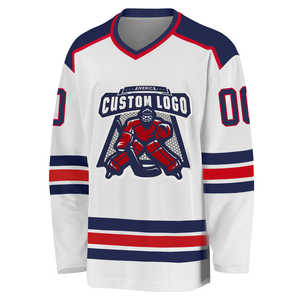 Maillots de hockey sublimés OEM avec logo personnalisé uniformes de hockey sur glace maillots de style hockey sur glace - Product Image 4