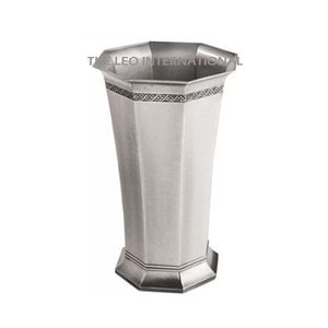Juego de 3 Jarrones de Hierro para Flores, Estilo Costero, Lujosos, Hechos a Mano, de Aluminio, Forma Geométrica, Textura Negra, Precio Económico - Product Image 4