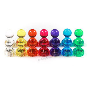 Colorful Strong Neodymium Magnet Push Pins Whiteboard Thumbtack Pin Cones Permanent <strong>Magnetic</strong> Whiteboard Magnets - Product Image 4