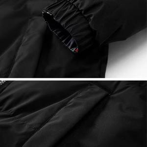 Conception personnalisée de haute qualité hommes femmes toile doudoune imperméable coupe-vent en plein air randonnée Camping col montant formel OEM - Product Image 3