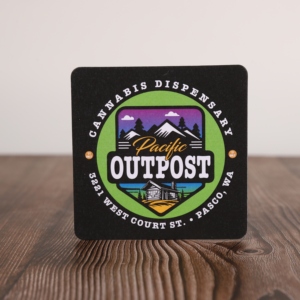 ที่รองแก้วเบียร์พิมพ์โลโก้ตามสั่งขนาด3.5นิ้วหรือ4นิ้วถาดรองแก้วกระดาษทิชชู่ - Product Image 1