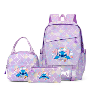 Mochila Escolar Casual Personalizada de 3 Piezas con Estuche para Lápices y Lonchera Térmica, Juego de Mochilas Escolares con Dibujos Animados para Niños y Niñas - Product Image 5