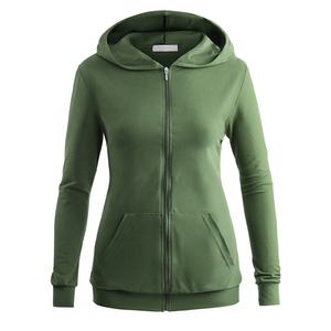 Customizable Women's Streetwear Hoodie With Long Sleeves And <b>Zipper</b> Pockets|New Design Casual Sweatshirt For Outdoor Activities - Product Image 5