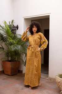 ชุดลำลองมีสไตล์สำหรับผู้หญิงและเด็กผู้หญิงผ้าฝ้ายสวมใส่สบายแขนสั้นทรงตรงรอบเอวธรรมชาติ - Product Image 6