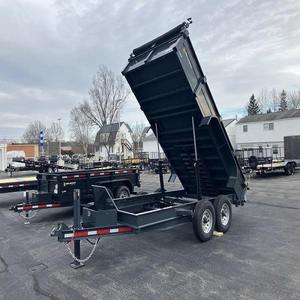 Remorque à benne basculante 6x12 robuste de qualité supérieure avec composants de base de moteur à engrenages hydraulique pour la ferme livraison rapide - Product Image 3