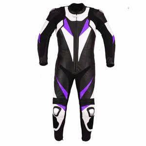 Vente en gros de combinaisons de moto en cuir de vachette véritable personnalisées, vêtements de sport de course automobile respirants et confortables pour hommes et femmes - Product Image 5