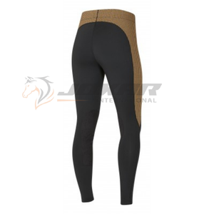 Collants d'équitation pour femmes avec taille haute en tissu extensible dans les quatre sens Léger Respirant Full Seat Silicone Grip à vendre - Product Image 2