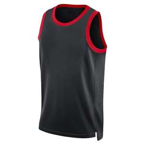 Ensemble de maillots d'entraînement de basketball sans manches unisexe personnalisés, tissu en maille respirant, uniforme sportif, vêtements de sublimation, antibactérien - Product Image 5