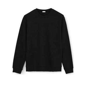 เสื้อสเวตเตอร์ผ้าฝ้ายนุ่มแบบมืออาชีพเสื้อยืดเข้ารูปแขนยาวเสื้อสเวตเชิ้ตผ้าฝ้ายผสมสีทึบปรับแต่งได้ตามต้องการ - Product Image 4