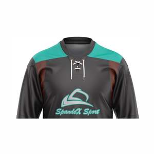 Venta al por mayor Personalizar Nombre Ropa del equipo de hockey sobre hielo Diseño personalizado Sublimación Hockey - Product Image 3