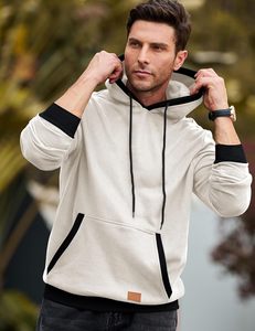 เสื้อฮู้ดสวมหัวผ้าฝ้าย GSM เทอร์รี่300สำหรับผู้ชายเสื้อสเวตเชิ้ตสไตล์สตรีทสำหรับสวมใส่สบายทุกวันฤดูใบไม้ร่วง - Product Image 6