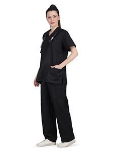 Unisex Chef <b>Uniform</b> Scrubs Set Top and Pants with Poly/Cotton Fabric and Customized Colors for <b>Hotel</b> Restaurant Workers - Product Image 2