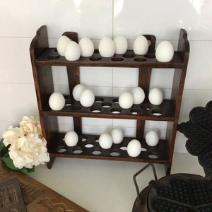 Handcrafted Wooden Egg <b>Rack</b> For Gift Purpose Perfect For Weddings Housewarming And Farmhouse Themed <b>Kitchen</b> Lovers - Product Image 2