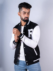 Autumn Versity College Letterman <b>Jackets</b> Fashion Custom Logo <b>Long</b> Sleeve Blank Varsity <b>Jackets</b> Casual Baseball <b>Jacket</b> for <b>Men</b> - Product Image 3