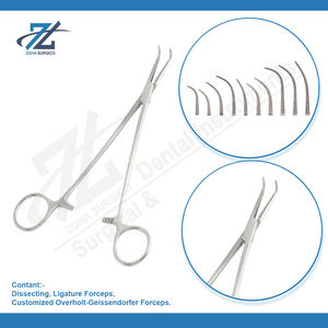 Overholt-Geissendorfer, fórceps dentales de acero inoxidable de 25,0 cm, instrumentos quirúrgicos manuales fabricados en Pakistán - Product Image 4