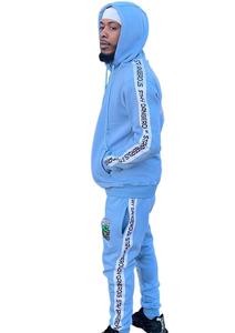 Colección de invierno del fabricante-Bordado personalizado para Puff Print Streetwear Chándal Sudadera con capucha Pantalones de chándal Tallas grandes - Product Image 4