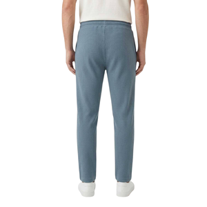 Mens Waffle Knit <b>Jogger</b> Pants Drawstring Elastic Waist <b>Slim</b> Fit Casual Lounge Sweatpants Soft Stretch Tapered Trousers Pockets - Product Image 2