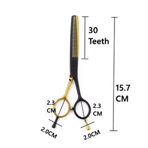 Tijeras de Peluquería Profesionales de Acero Inoxidable con Logotipo Personalizado del Fabricante, Herramienta de Belleza para Cortar y Entresacar el Cabello - Product Image 3