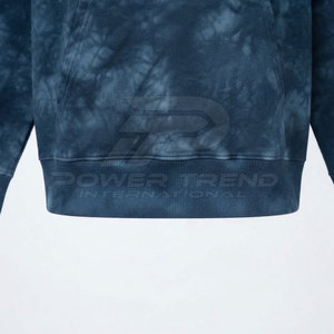 Conjunto de Sudadera y Pantalón de Dos Piezas para Hombre, Estilo Urbano, Lavado Ácido, Efecto Desgastado, Color Sólido, Invierno - Product Image 6