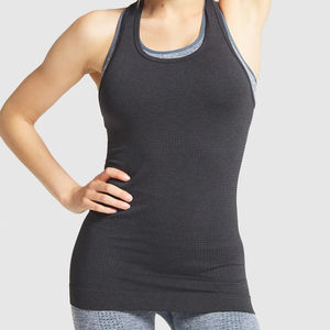 Vente en gros Débardeur respirant pour femmes Logo personnalisé Design décontracté Style fitness Prix bon marché en stock - Product Image 1
