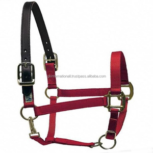 100% Material Original correas de nailon grueso caballo de nailon Halter de alta calidad último diseño carreras de caballos Halter y accesorios - Product Image 4