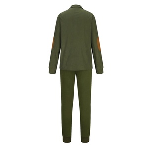 ชุดกีฬาแขนยาวมีฮู้ดกีฬาผู้ชายชุดวอร์มกางเกงวิ่งสำหรับผู้ชาย - Product Image 2