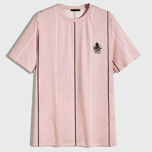 Camiseta de Cuello Redondo Estampada de Alta Calidad, Cómoda y Ligera, 100% Algodón, Corte Holgado, Ecológica, Transpirable, Color Personalizado para Hombre - Product Image 1