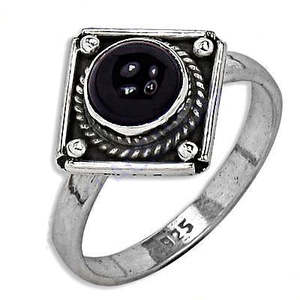 Bague en argent 925 plaqué or 14 carats pour femmes avec une jolie pierre carrée pour un mariage, une fiançaille ou un cadeau - Product Image 3