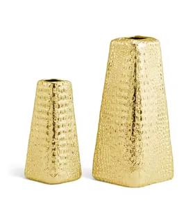 Vases à fleurs en aluminium antique avec finition dorée pour la maison et le mariage Vase à fleurs de table Nouvelle arrivée - Product Image 4