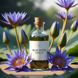 Huile de Lotus ouvre-marine bleue, 1 pièce, plante de nyphaea pwulée - Product Image 4