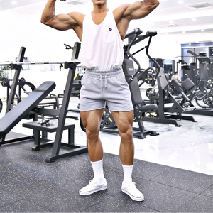 Custom Double <b>Layer</b> Printed Basketball Mens Mesh Shorts Solid Pattern Streetwear by Manufacturer-Sublimated Polyester - Product Image 3
