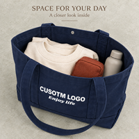 Sacs de voyage en toile épaisse à grande capacité avec logo personnalisé, fermeture éclair à bandoulière, sac de shopping pour femmes, usage quotidien
