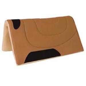 Almohadillas de sillín de caballo occidental de lana genuina de Nueva Zelanda de calidad superior Forro de polialgodón cómodo con espectáculos de tela de piel de oveja - Product Image 1