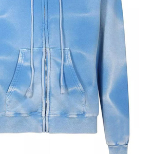 100% coton polaire fermeture éclair Style hommes vêtements d'hiver sweats à capuche meilleur matériel hiver saison porter des sweats à capuche pour hommes - Product Image 3