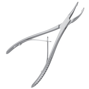 STELLBRINK BONE RONGEUR (Ligeramente curvado) Instrumento ortopédico de doble acción Rongeurs de hueso de acero inoxidable CE & ISO aprobado - Product Image 1