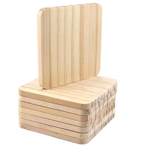 walnut coasters Wooden Coaster Set Great for Protecting <b>Furniture</b> Surfaces by crescent crafts - Product Image 1