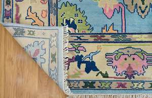 Tapis turc de style noué à la main en laine Oushak de haute qualité, taille personnalisée, couleur unie, antidérapant, lavable, à poils courts, pour le sol de la maison - Product Image 5