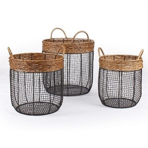 Panier de fruits d'offres chaudes avec des finitions antiques et une corbeille de fruits de style de luxe en métal de fer pour des utilisations de décoration de table - Product Image 6