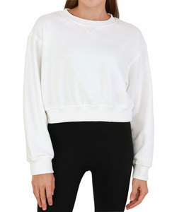 Sweat-shirt court à manches longues pour femmes - Product Image 1