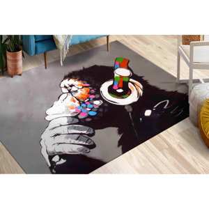 Tapis imprimé, tapis en velours - Product Image 1