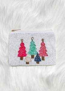 Mini bolso con cremallera para mamá con cuentas de día de juego bordado de declaración de moda con elegante ternura hecha a mano y atractivo elegante de la India - Product Image 6