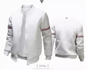 Blouson aviateur d'hiver pour hommes style High Street en cuir véritable avec col montant vente en gros de services OEM de haute qualité pour adultes - Product Image 5