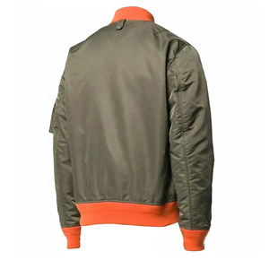 Vêtements décontractés de grande taille Bomber Jackets Service OEM Blouson bombardier de haute qualité 2025 pour hommes Vente en ligne - Product Image 3