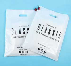 Sac en plastique de haute qualité Sac avec logo personnalisé pour l'emballage de vêtements, sacs découpés à l'emporte-pièce - Product Image 5