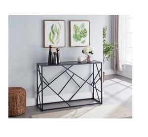 Victorian Style Metal <b>Console</b> <b>Table</b> with Rustic Antique Charm Perfect for Adding a Touch of Vintage Elegance to Entryways - Product Image 6