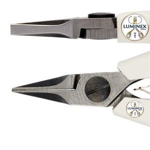 Precio con envío Alicates de punta plana de acero inoxidable Lindstrom 7490 de 120mm con mango de dos componentes para trabajos de joyería (negro) - Product Image 6