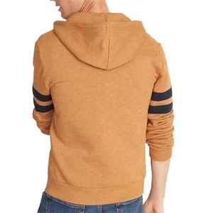 Nueva llegada hombres invierno gimnasio cremallera sudaderas con capucha peso pesado algodón ecológico transpirable polar bordado Streetwear al por mayor - Product Image 6