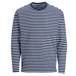 Sudaderas Básicas Extra Grandes para Hombre con Diseño de Rayas Personalizadas al por Mayor, las Mejores Sudaderas Básicas de Lujo para Hombre con Hombros Caídos - Product Image 1