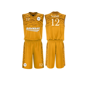 Vêtements de basket-ball professionnels personnalisés, jersey et short en polyester respirant à séchage rapide, vêtements de sport d'équipe pour hommes, femmes et jeunes - Product Image 5